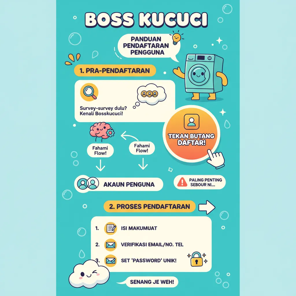 Panduan Pendaftaran Pengguna Bosskucuci