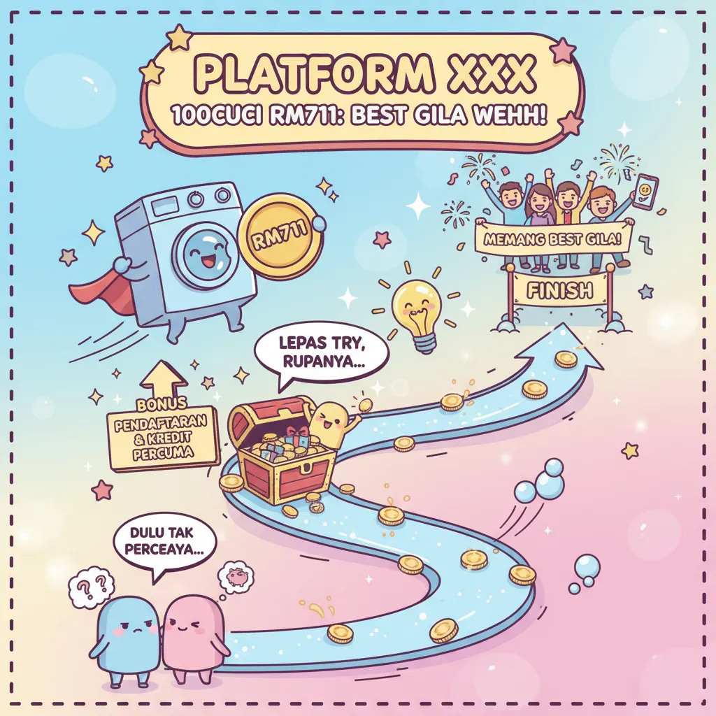 Panduan 100cuci rm711: Bonus Pendaftaran & Kredit Percuma