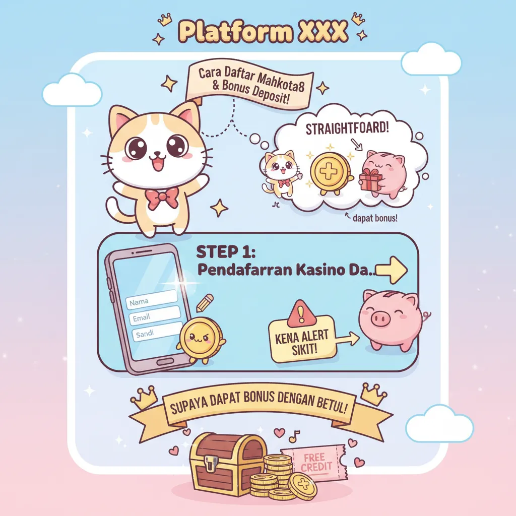 Cara Daftar Mahkota8 & Bonus Deposit