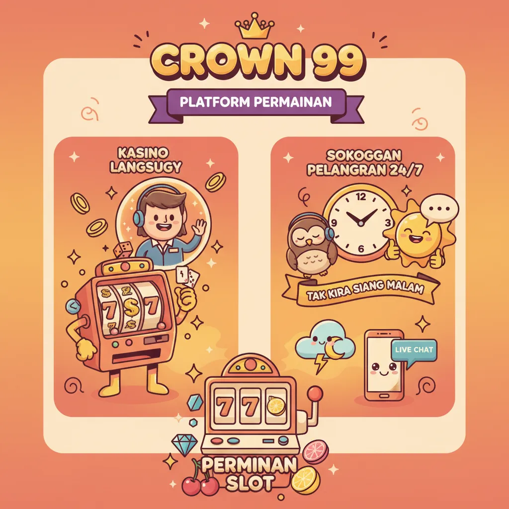Crown 99: Kasino Langsung & Sokongan 24/7